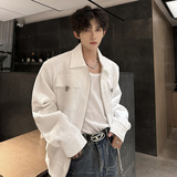 KT1002宽松ins纹理阔肩版夹克外套男P95，男装夹克，电商A066
