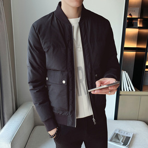 2303`休闲大口袋工装 羽绒棉服棉衣男P115 灰色图片