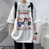 DX1085已注册版权情侣大码宽松街潮个性短袖T恤P2839蓝，男装T恤，电商A066