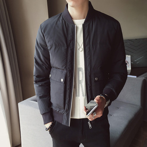 2303`休闲大口袋工装 羽绒棉服棉衣男P115 灰色图片