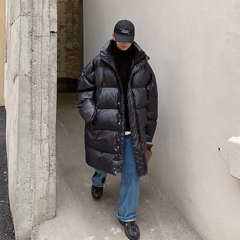 MH01港风大码宽松中长款oversize棉衣棉服男女P135,男装棉衣,电商A066