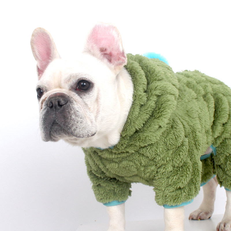 TIGERDOG小狗法斗巴哥狗狗连帽加绒保暖加厚秋冬宠物衣服四脚衣,宠物/宠物食品及用品,狗宠物服装/雨衣,淘宝优惠券,粉丝福利购,淘宝优惠卷