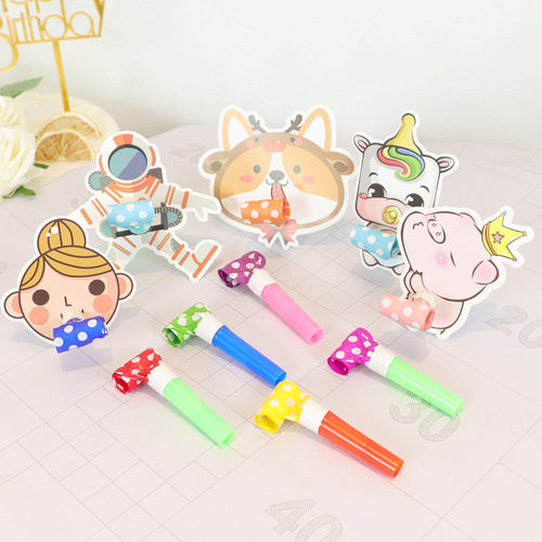 创意儿童可爱吹龙哨子伸缩口哨