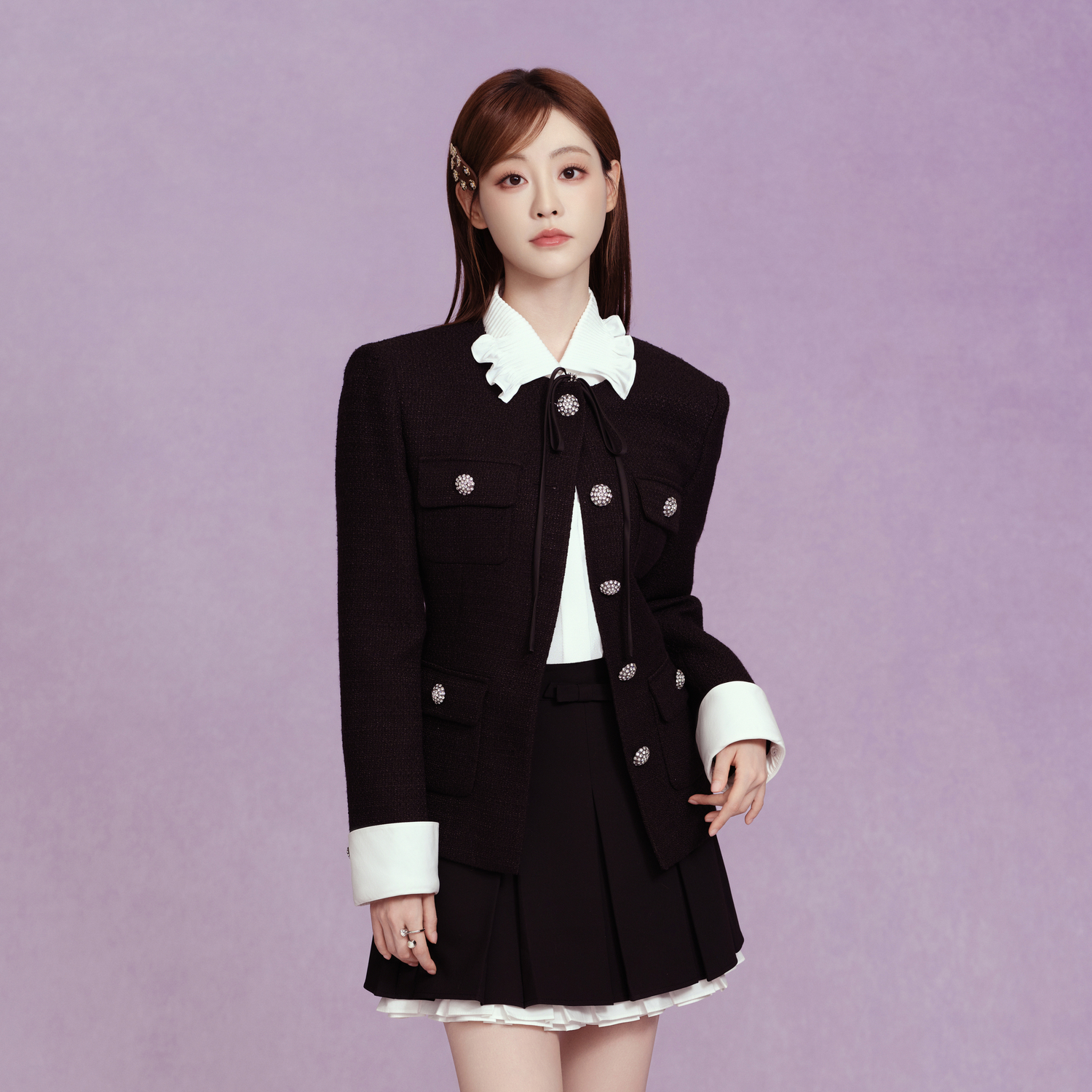 【祝绪丹同款】莱茵福莱尔外套女