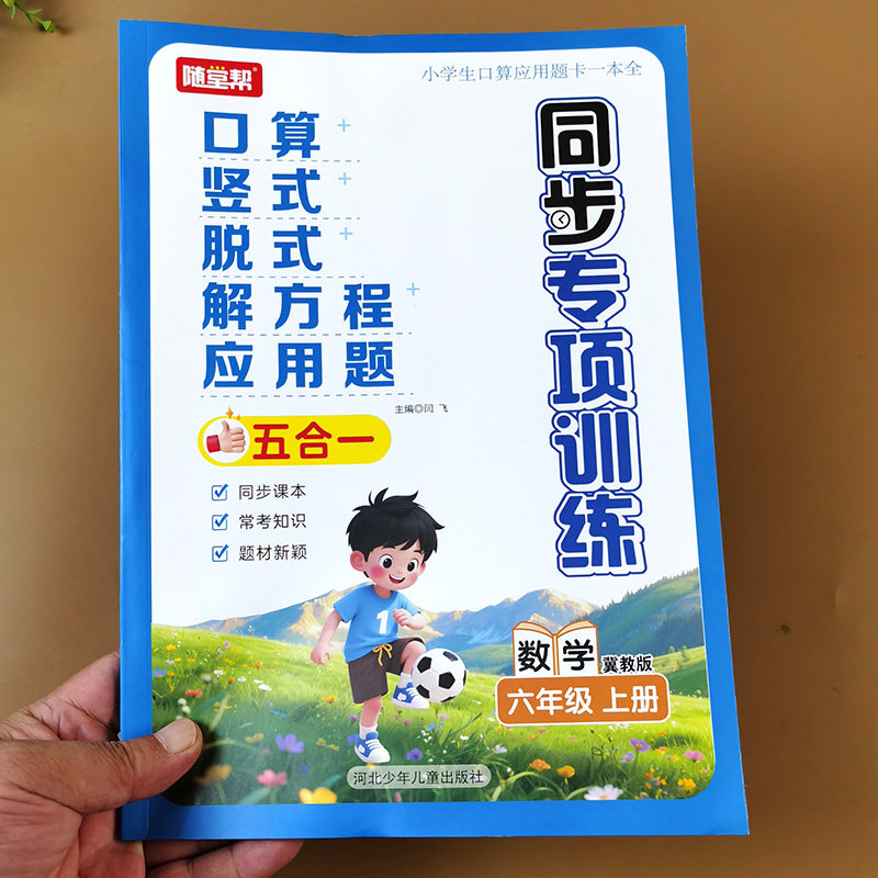 冀教版六年级上册数学专项训练