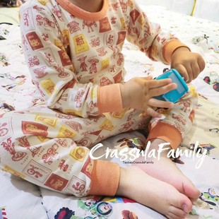 现货玩具总动员睡衣纯棉印花巴斯光年三眼仔胡迪宝宝卡通套装