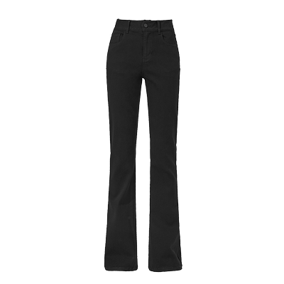 逸阳修身牛仔2025新款微喇裤