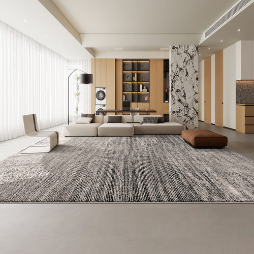 客厅地毯现代简约极简防水防污