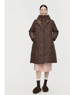 【一衣多穿】AUM噢姆2025年冬季新款柔羽鹅绒布西装领羽绒服女款