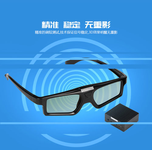canshine/灿影VS8射频nvidia 3d vision英伟达3D眼镜发射器3D眼镜