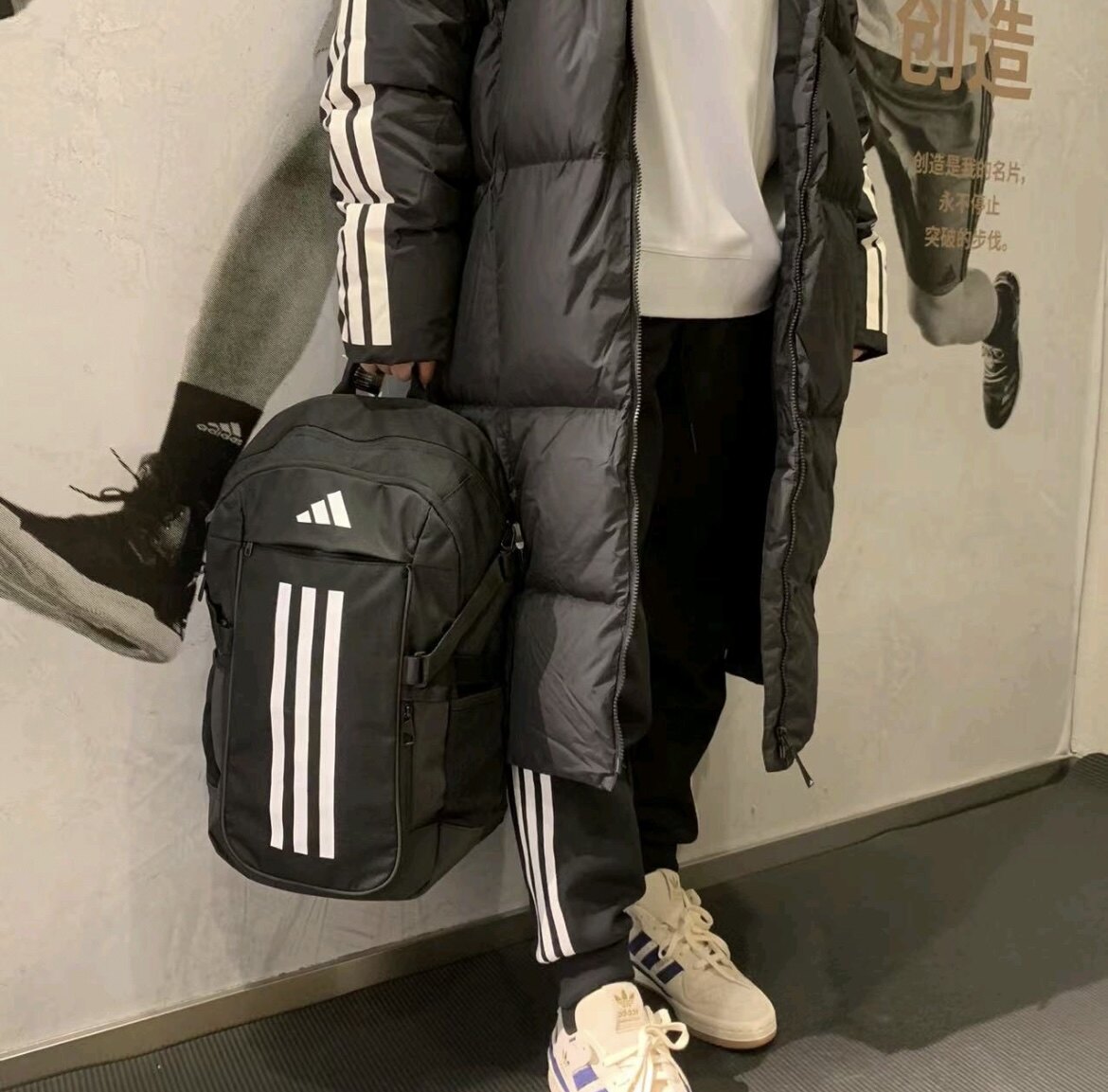 阿迪达斯男女时尚休闲运动双肩包背包IP9878图片