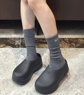 阿迪达斯男女鞋运动穆勒厨师鞋厚底运动凉拖鞋IE4626