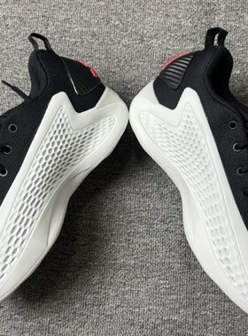 adidas A.E. 1 防滑耐磨透气 低帮 篮球鞋 男款 白黑红JQ6140