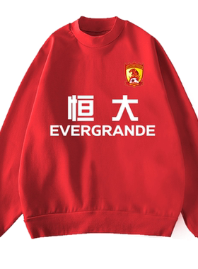 队服足球迷俱乐部薄款圆领卫衣