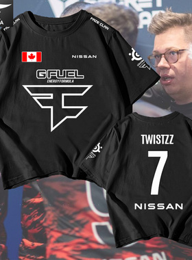 FAZE战队银河战舰CSGO游戏major电竞服队服短袖t恤衫男女半袖衣服