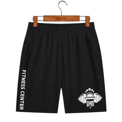 举重健身馆拉链速干短裤