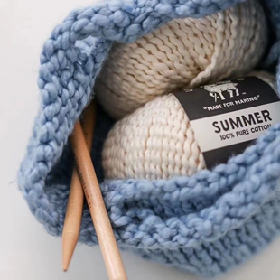 毛线街 美国LOOPY MANGO SUMMER进口纯棉线diy针织衫毛衣手工编织