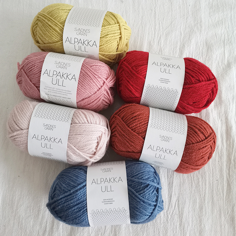 毛线街进口羊驼绒中粗手工编织