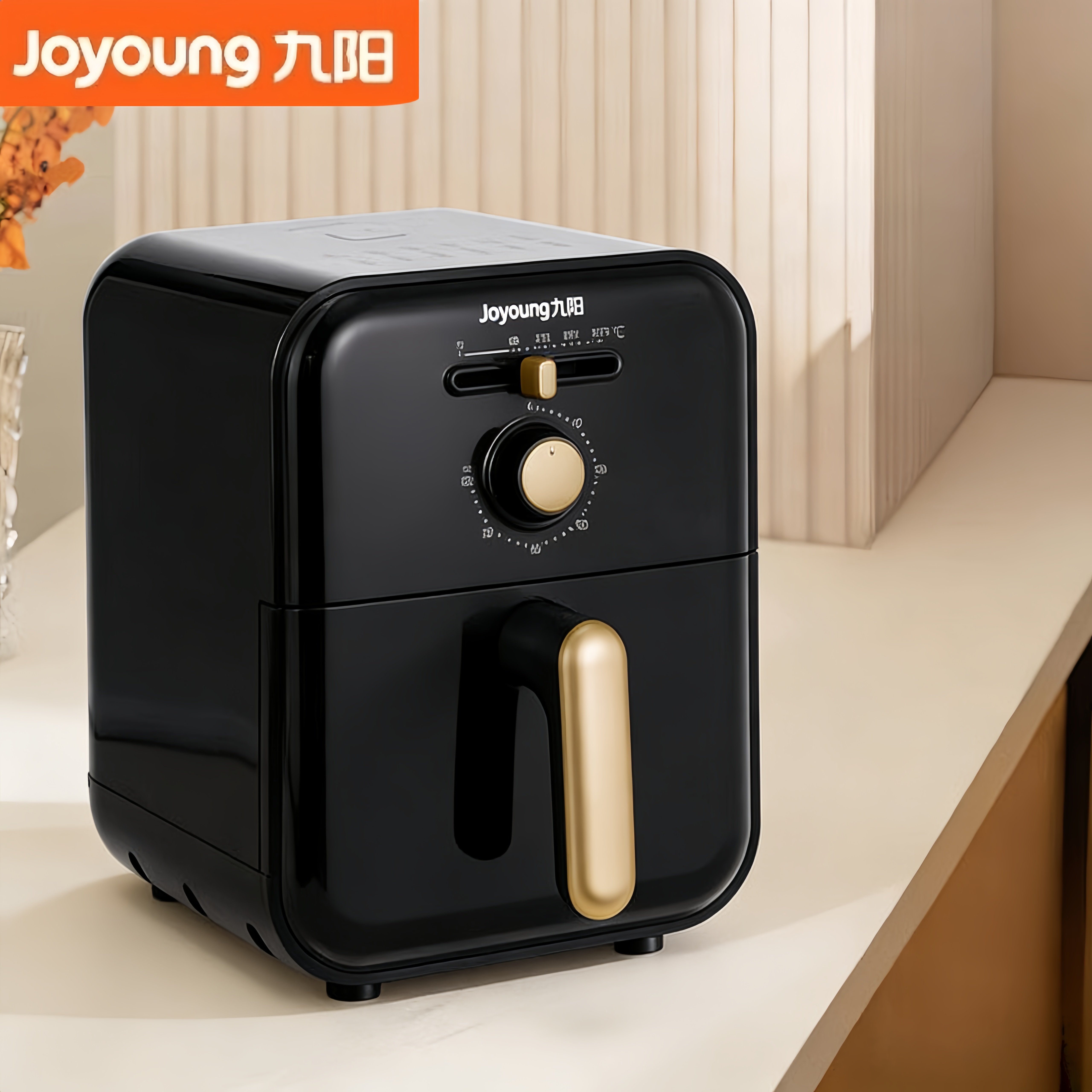 九阳空气炸锅家用厨房4L容量多功能烹饪烘焙电烤箱智能免翻面炸锅