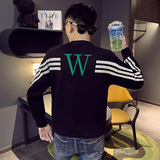 6442-P78秋冬季休闲韩版修身字母针织衫青年男士毛衣-5控108，男装针织衫/毛衣，电商D319