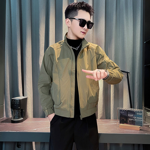 JK985-P98 秋季新款结构设计潮男修身夹克外套 控138-1图片