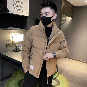 6661-P175冬季韩版简约字母潮流男士羽绒服外套-7控235