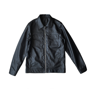 JK982-P128 秋装修身PU皮夹克机车皮衣外套 控168-1图片