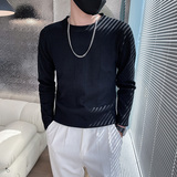 6618-特P59秋冬季毛衣男长袖针织衫百搭内搭冬装针织衫控89，男装针织衫/毛衣，电商D319