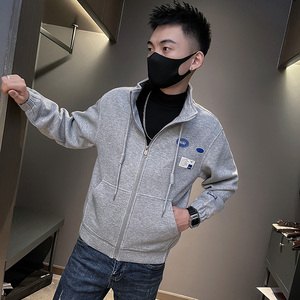 6578-P88 外套男修身上衣春秋季百搭休闲学生运动服夹克-3 控118图片