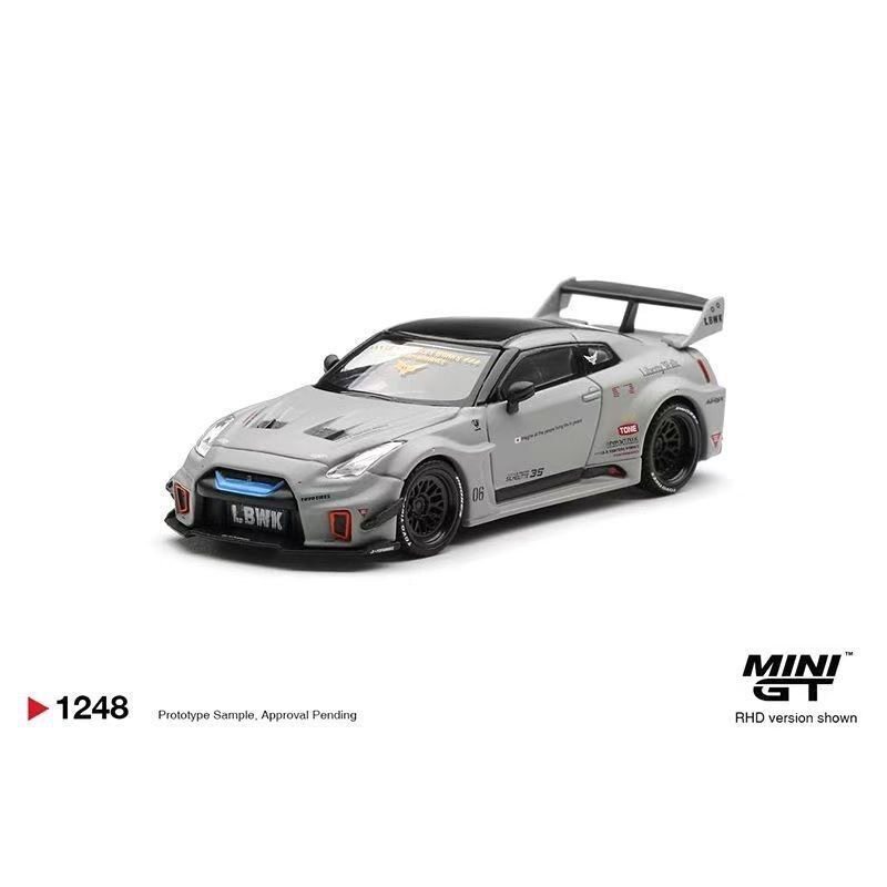 MINIGT 1:64 1248# 尼桑GTR宽体 WORKS GT 35GT-RR合金车模型摆件