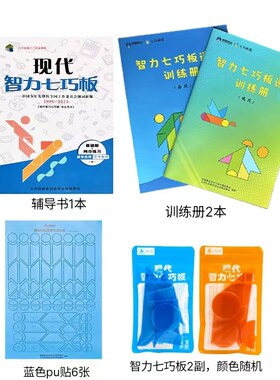 广西数学科技文化活动智力七巧板速拼创意团体赛竞赛训练器材材料