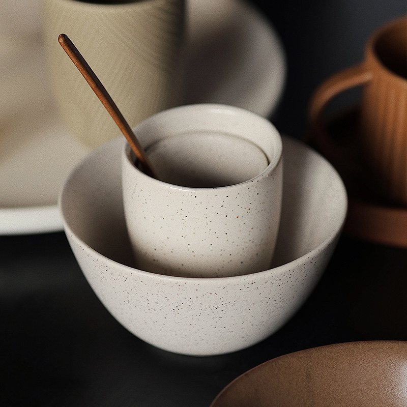 收集时光 质感超赞 b家不规则雾面墨点系列 深麦片碗 吃面碗 汤碗,餐饮具,碗,淘宝优惠券,粉丝福利购,淘宝优惠卷