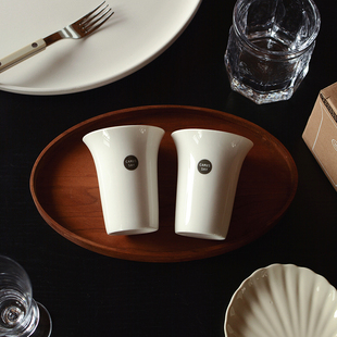 留白手握杯 say 陶瓷咖啡杯 品茶杯 手冲杯 收集时光 水杯 Camus