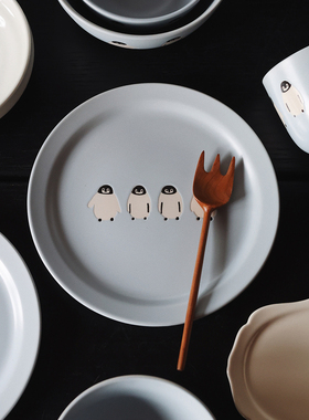 收集时光 Camus say 企鹅朋友系列 马克杯 小平盘 麦片碗 米饭碗