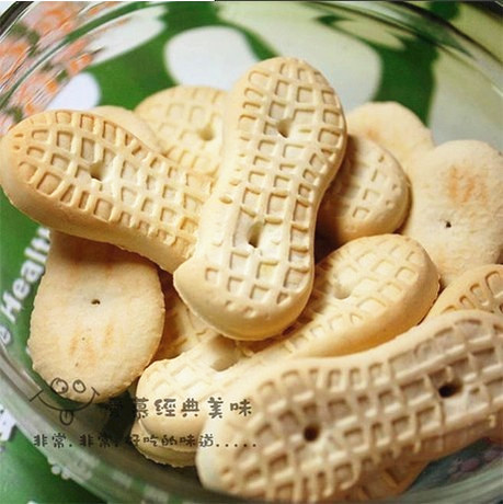 除臭高钙香浓花生牛奶磨牙饼干 仓鼠兔子龙猫天竺鼠松鼠零食100g