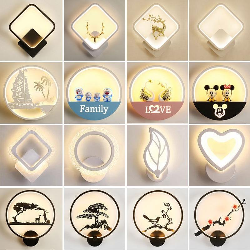 2024新款网红壁灯床头卧室现代简约楼梯灯儿童房客厅电视背景墙灯