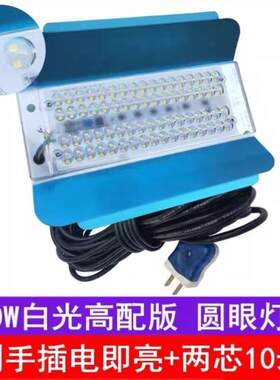 LED碘钨灯新款超亮防水工地照明灯带线户外节能等防爆电雾灯强光