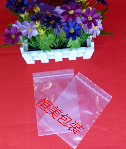 现货4.2号9x13双面12丝PE透明塑料分装自封夹链包装袋可批发定制