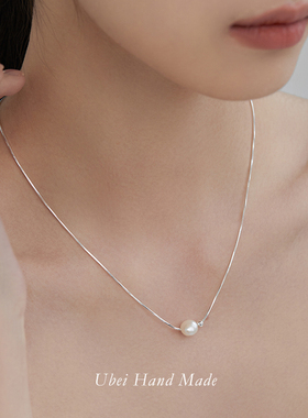极简风百搭淡水珍珠项链