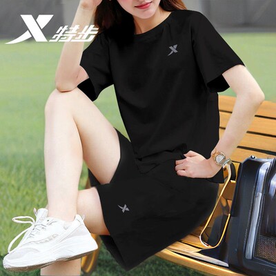 特步运动套装女2025夏季新款