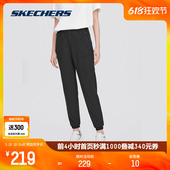 长裤 防水透气拉链口袋 Skechers斯凯奇2024春女子弹性腰带梭织修身