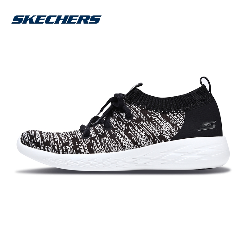 Skechers斯凯奇女鞋新款轻质一脚套跑步跑鞋 袜套运动鞋 15070