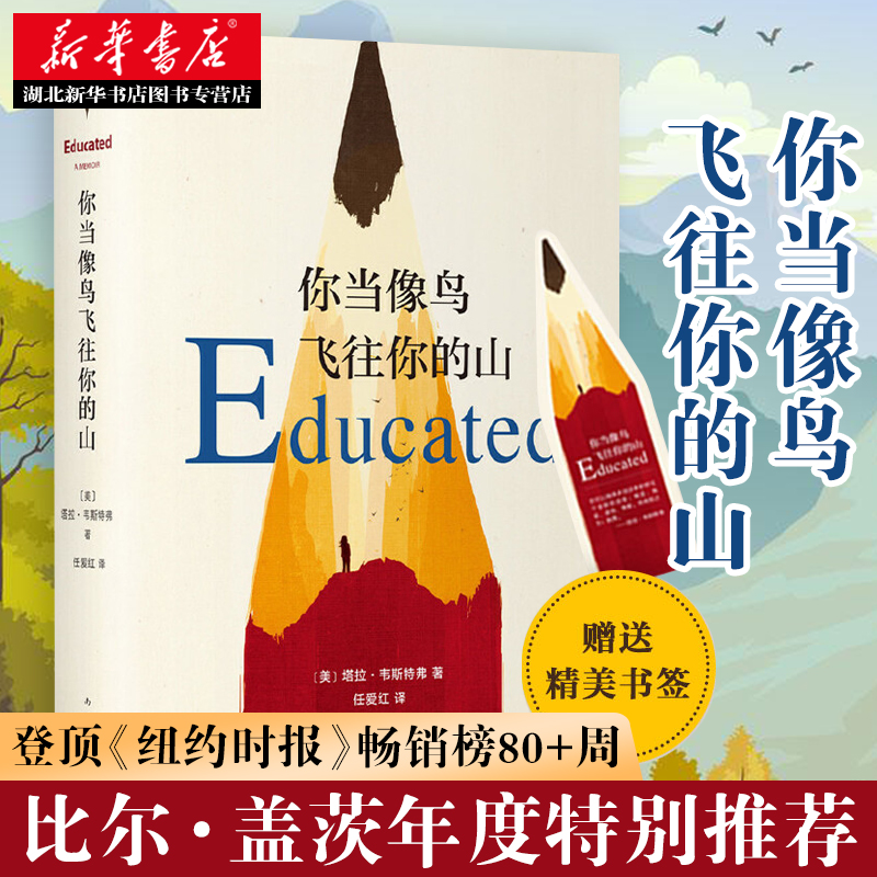 现货速发 赠书签 新华正版 你当像鸟飞往你的山 比尔盖茨 畅销书外国现当代文学自传体女性暖心励志长篇小说 自我成长真实故事