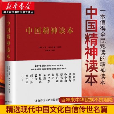 新华书店正版包邮 中国精神读本 王蒙王绍光沙烨 2019纪念学习强国 精选现代中国文化自信传世名篇 政治军事党政读物文学名家作品