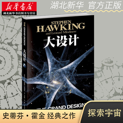 新华书店正版 大设计 史蒂夫霍金 时间简史果壳中的宇宙霍金沉思录作者书籍 湖南科学技术出版社 自然科学类科普读物 图书籍
