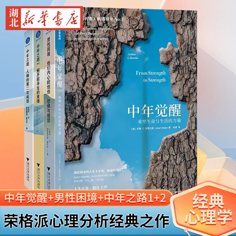 全4册中年之路12+觉醒+男性困境