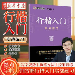 墨点字帖行楷入门实战练习刑霄鹏著练字帖控笔训练字帖练字成年男硬笔书法练字本行楷字帖女生字体漂亮大学生硬笔书法钢笔新华正版