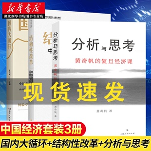 国内大循环 黄奇帆作品集全3册 中国经济发展新格局 中国经济套装 黄奇帆 结构性改革 3册 分析与思考 中国经济理论 湖北新华