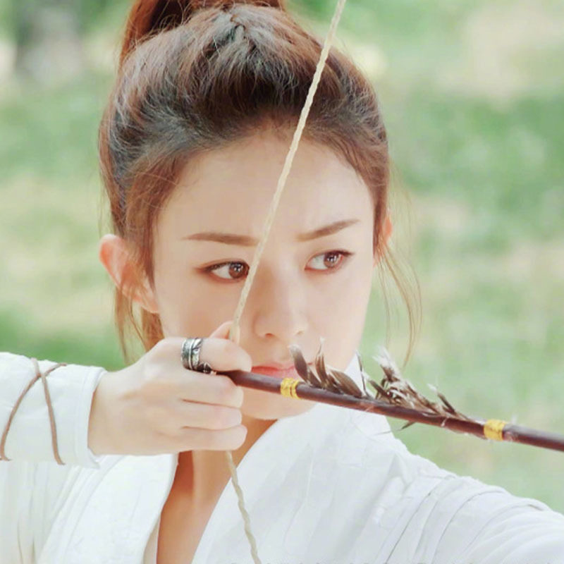 树叶羽毛饰品开口戒指赵丽颖同款