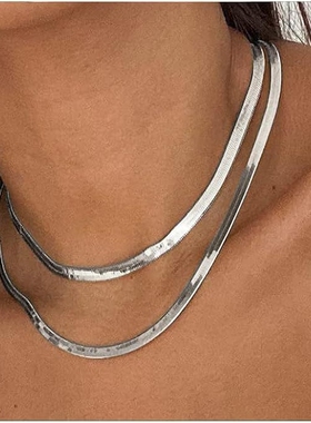 配饰男士刀片吊坠项链